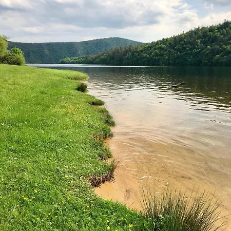 Kemp Andelska Laguna Slapy Nalzovice Buitenkant foto